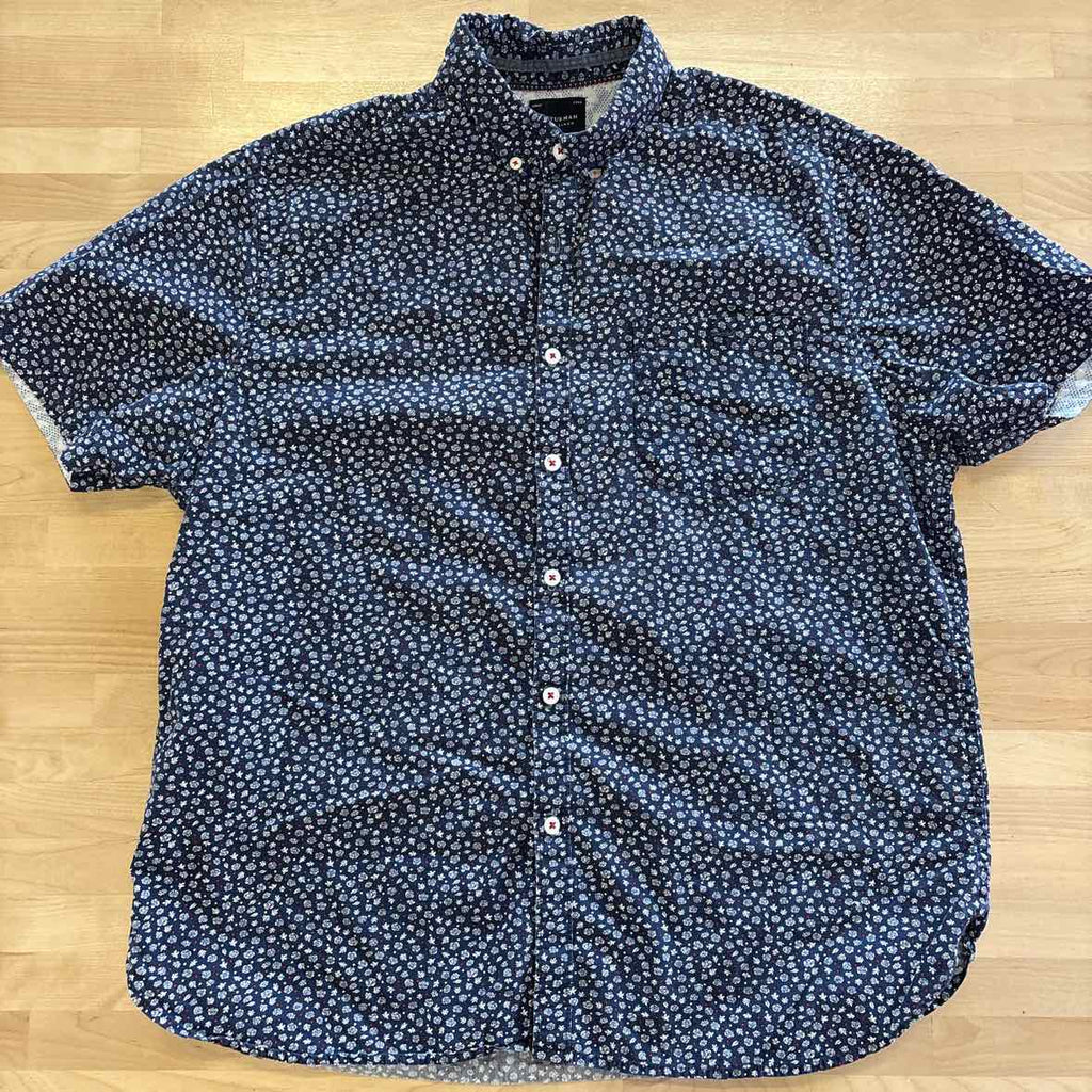 Cactus Man Men's Size XL Blue MENS Button Down Shirt