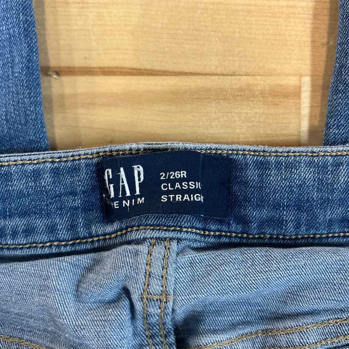 Gap Size 2 Blue Denim Preloved Jeans