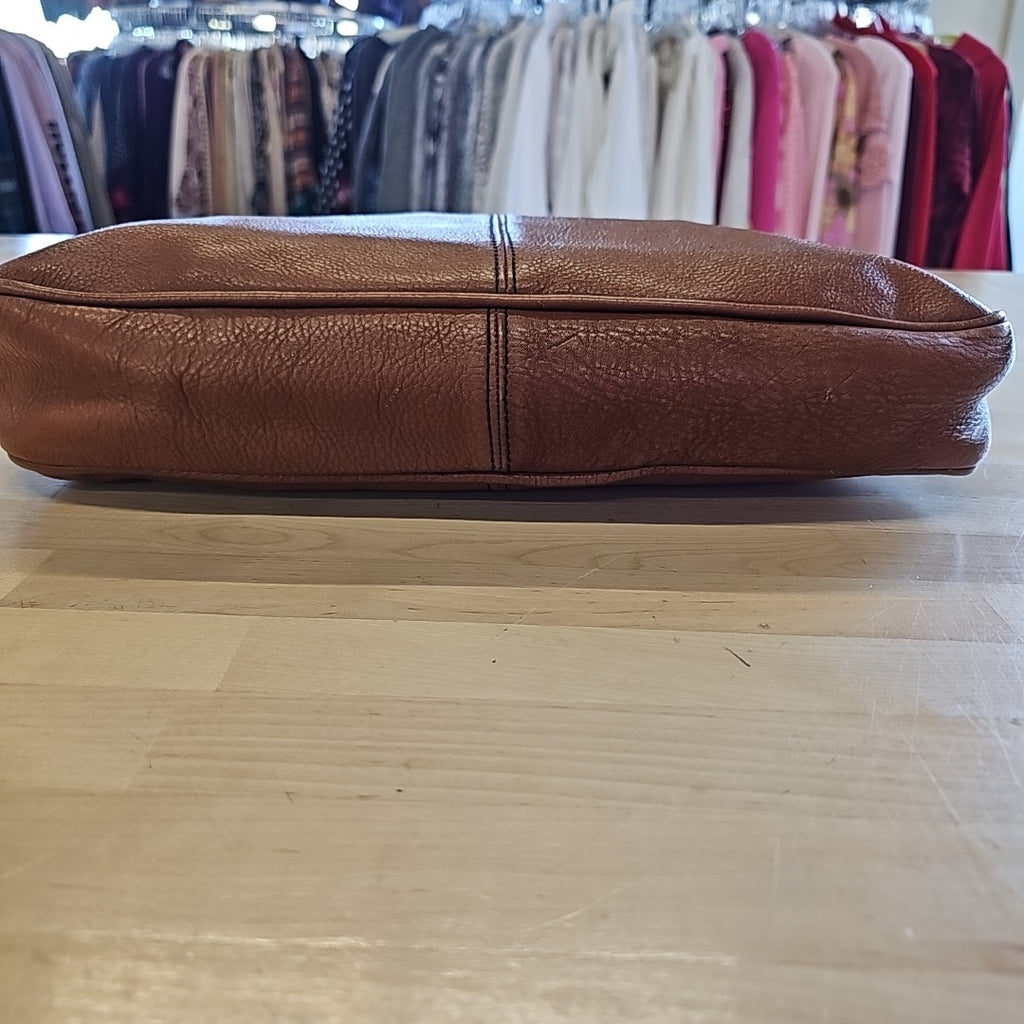 Genuine Leather Brown Tote Leather Purse