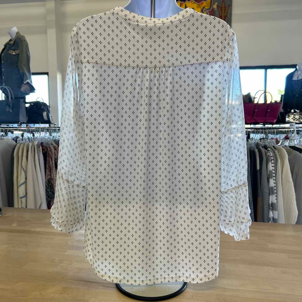 Charter Club Size M White Blouse