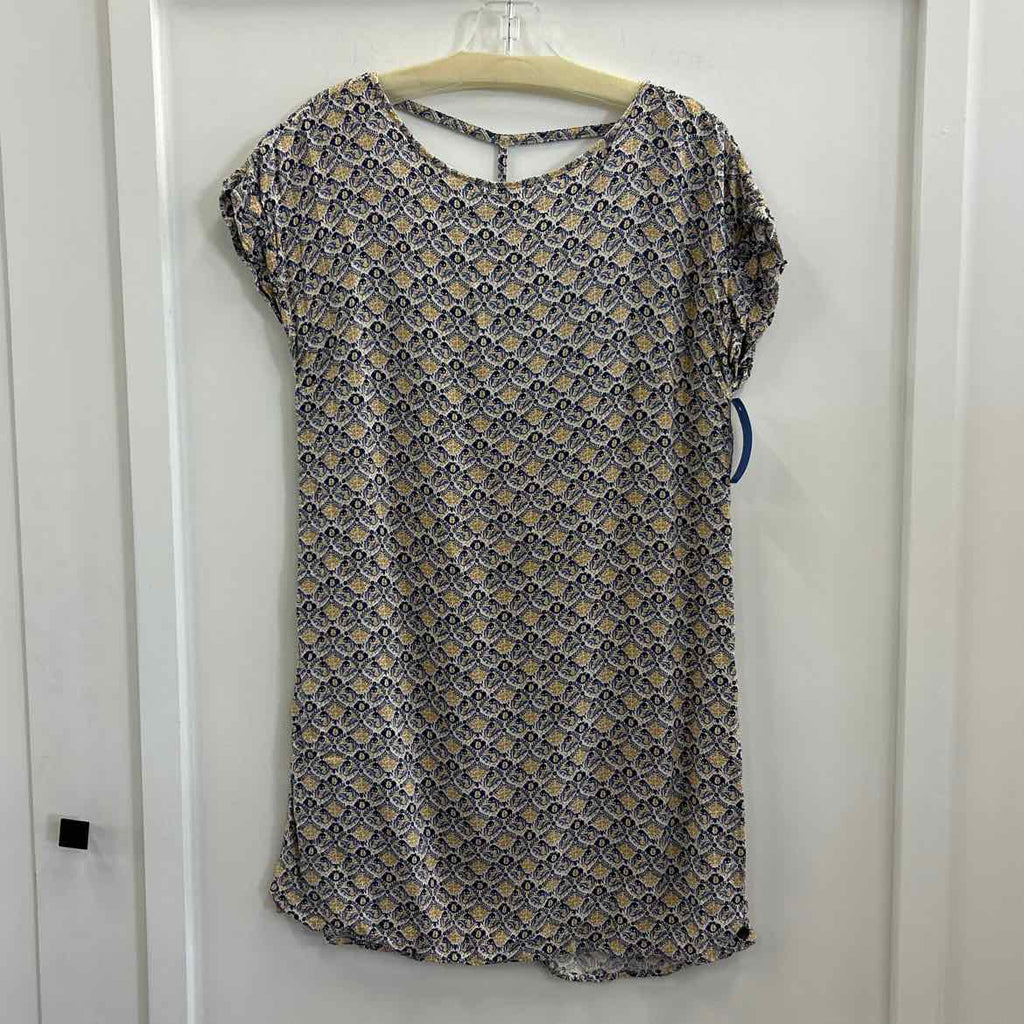 Roxy Size S Blue Yellow Preloved Dress