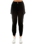 Madden Girl Juniors' Cargo Joggers - Black