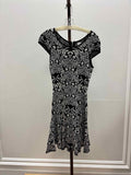 Elle Size S Black White Preloved Dress