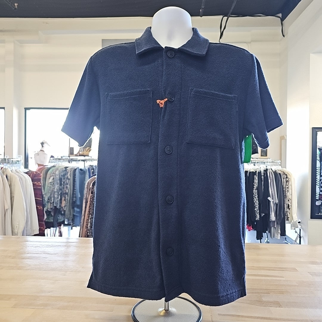 Weatherproof Men's Size S Blue MENS Button Down Shirt