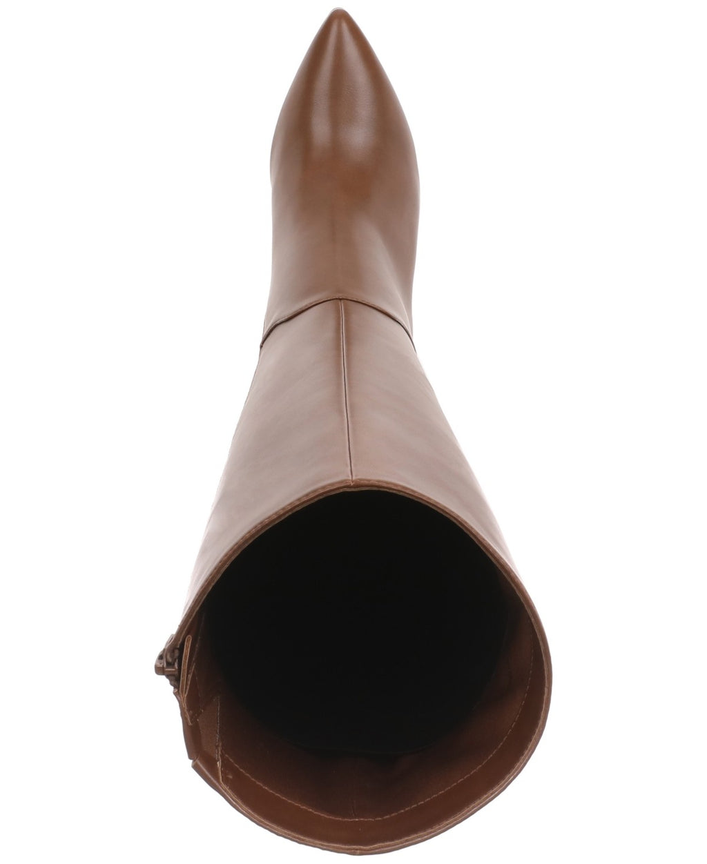 Crueella Womens Slip on Pointed Toe Knee-High Boots