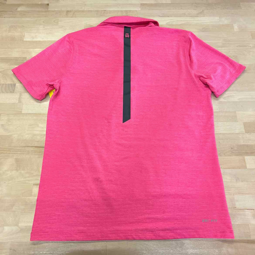 Nike Size M Pink Tiger Woods Polo