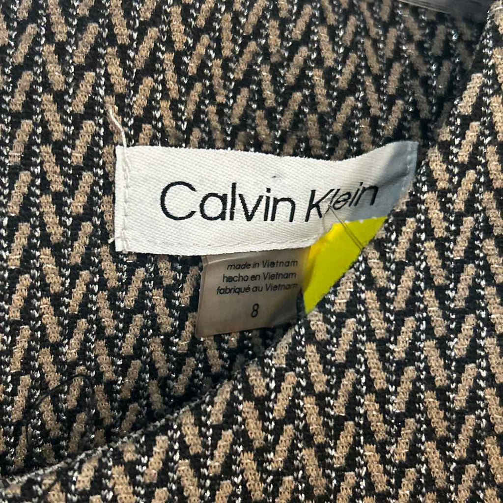 Calvin Klein Size 8 Brown Preloved Dress