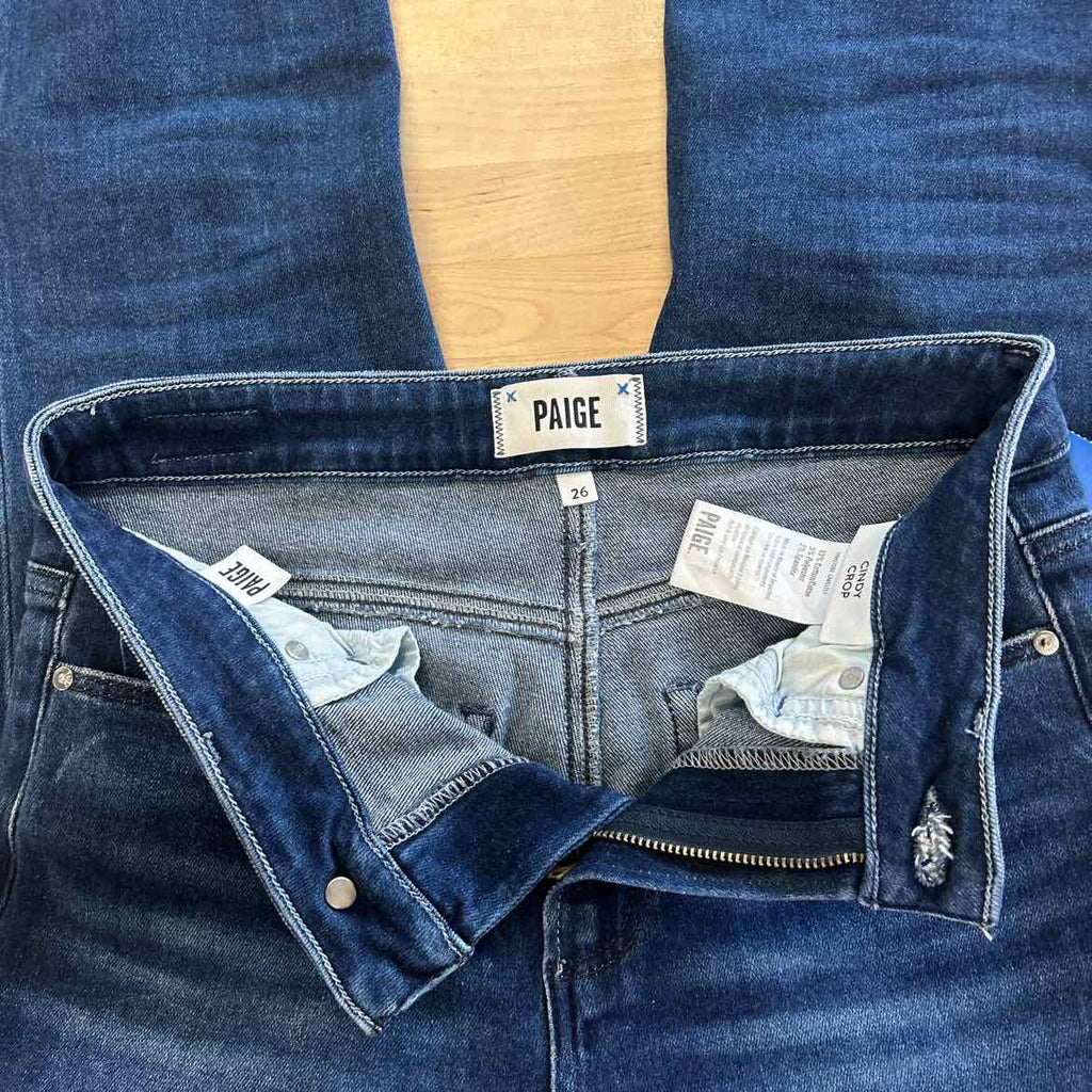 Paige Size 26 Blue Denim Preloved Jeans