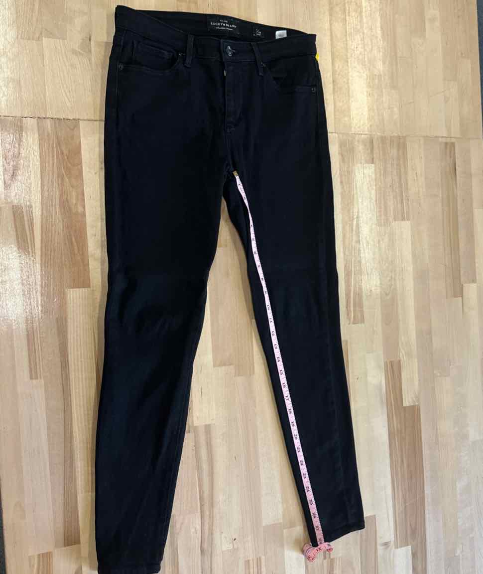Lucky Brand Size 6 Black Denim Pants
