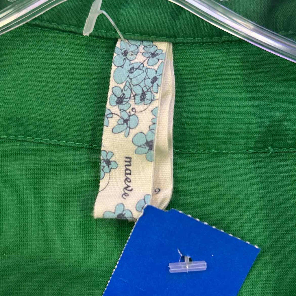 Maeve Size 12 Green Cotton Preloved Dress