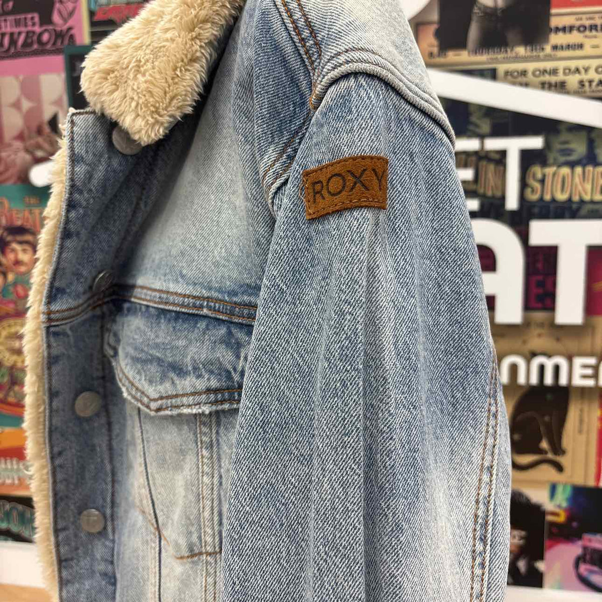Roxy Size S Blue New Jean Jacket