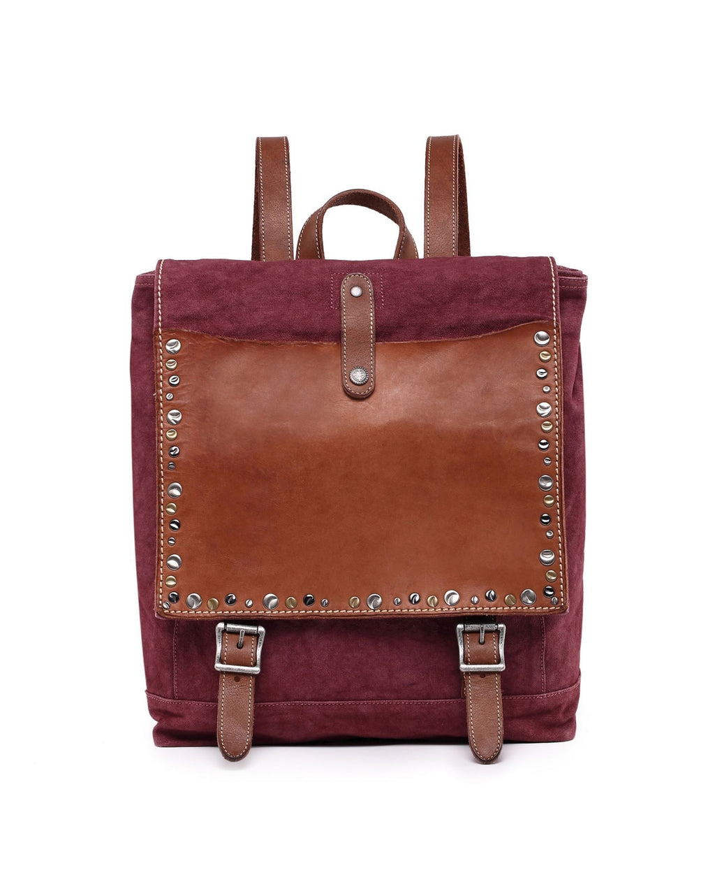 Old Trend Red Backpack Leather New Handbag