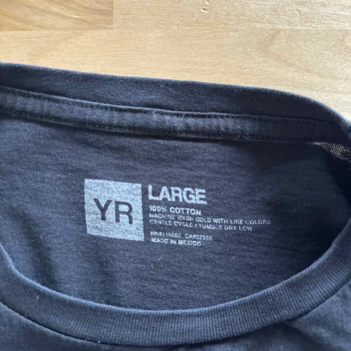 Men's Size L Black MENS T-shirt