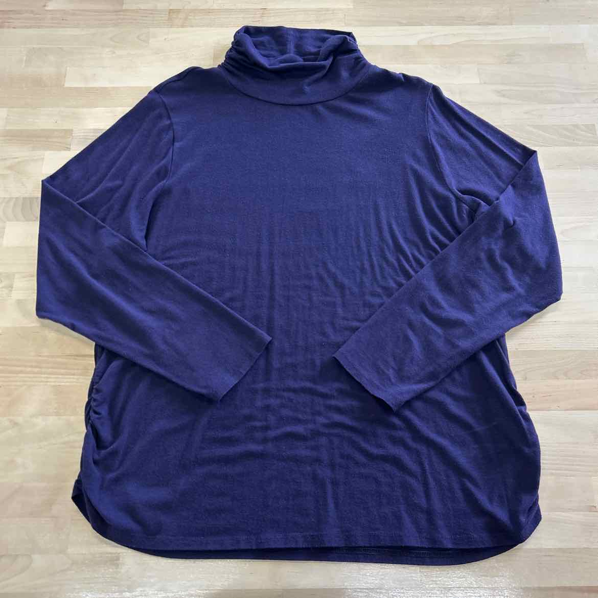 Coldwater Creek Size 1X Purple Turtleneck