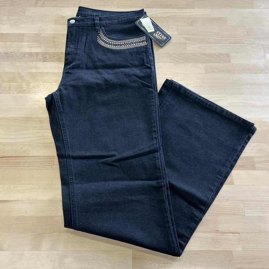 Christine Alexander Size 16 Black Jeans