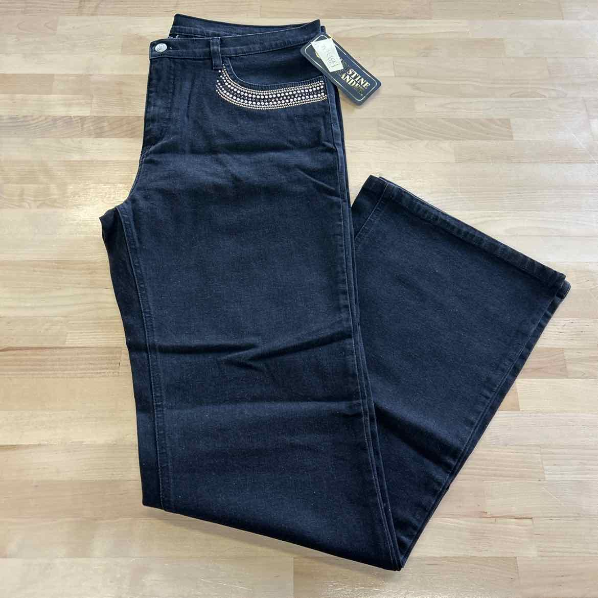 Christine Alexander Size 16 Black Jeans