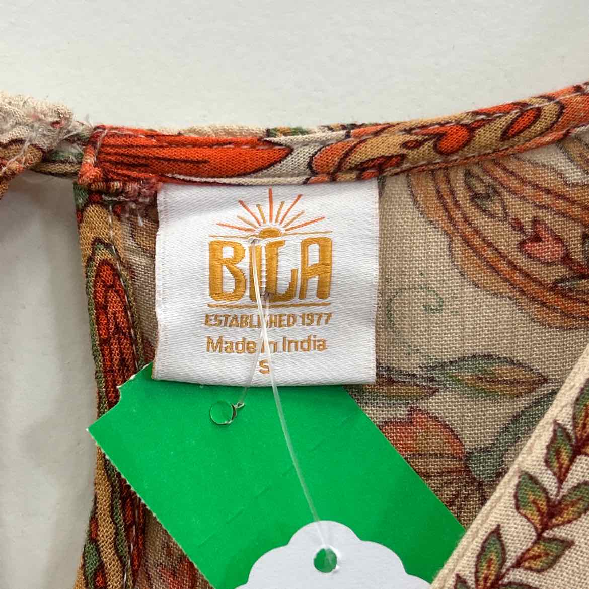 Bila Size S Orange Preloved Dress
