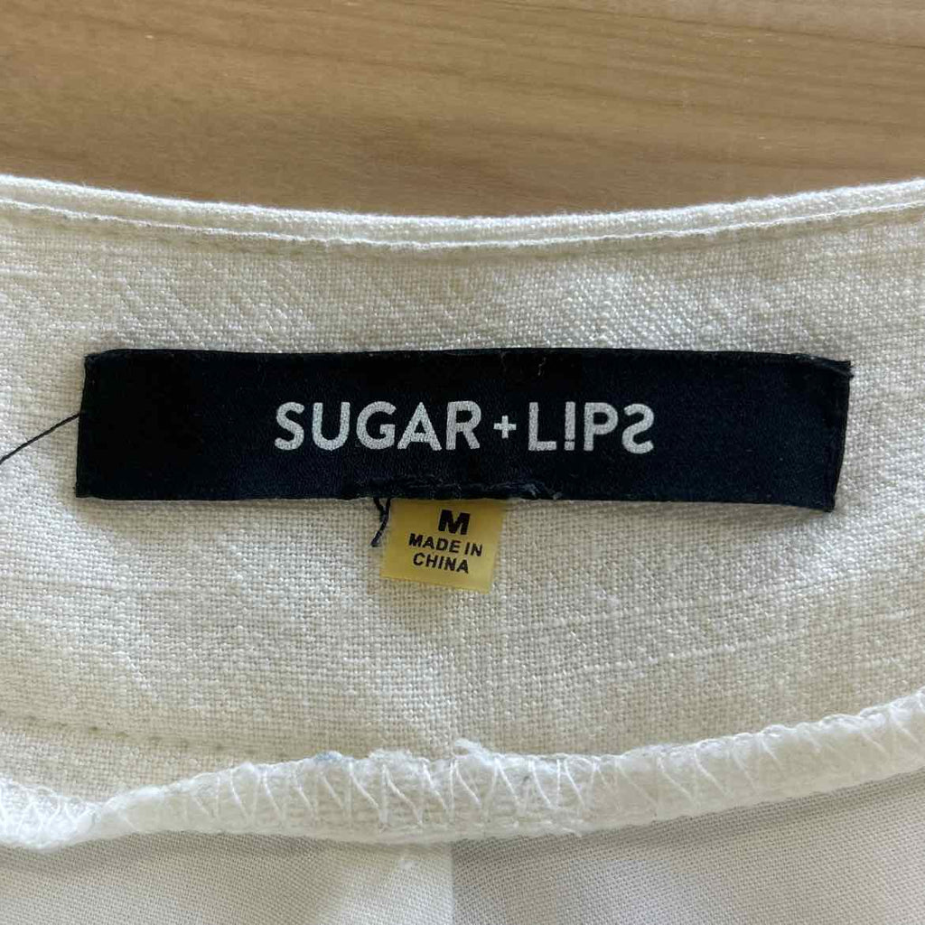 Sugar Lips Size M Cream Preloved Pants