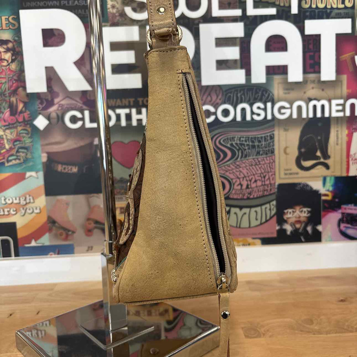 American West Tan Preloved Handbag