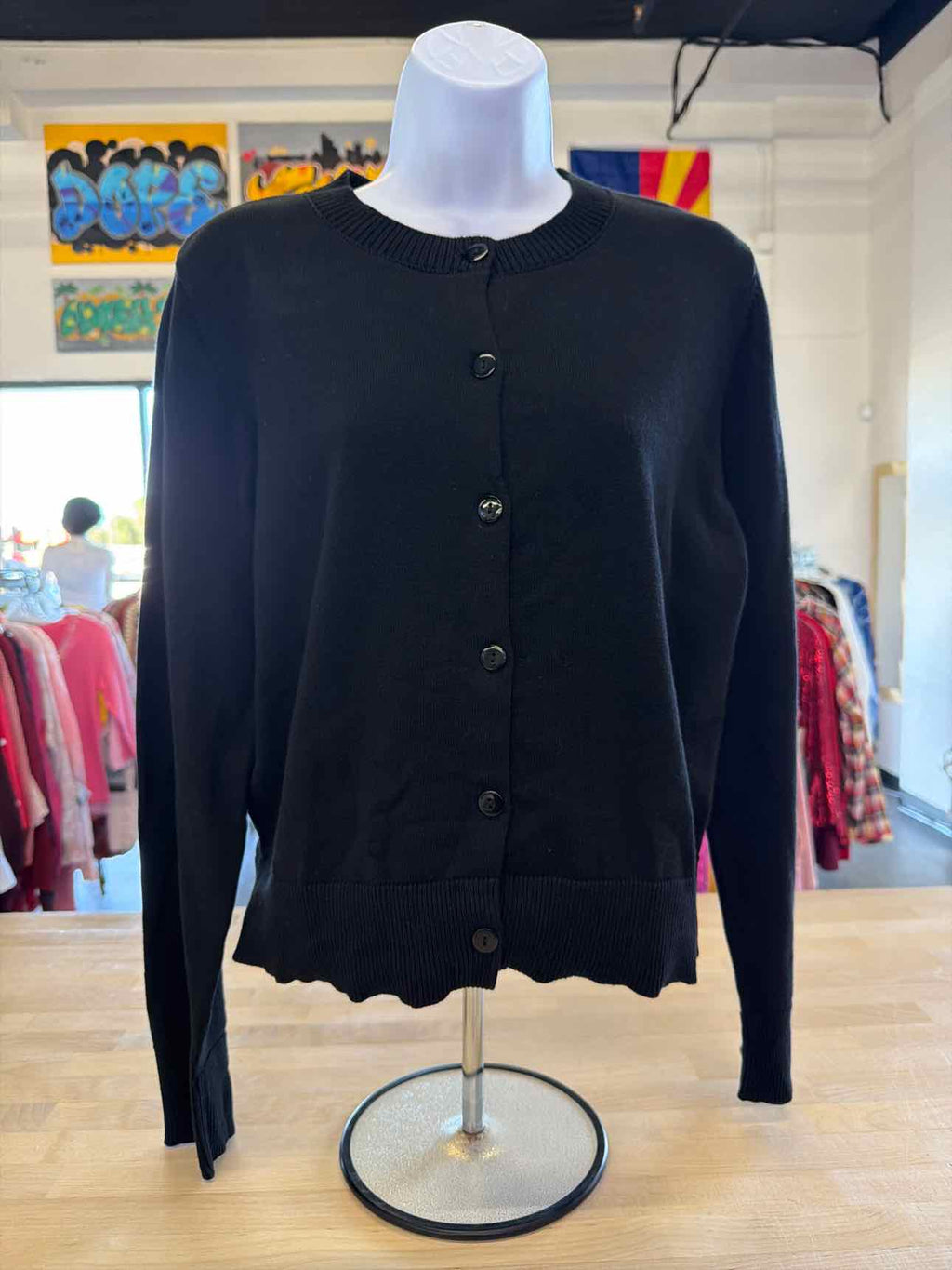 Edikted Size L Black New Cardigan