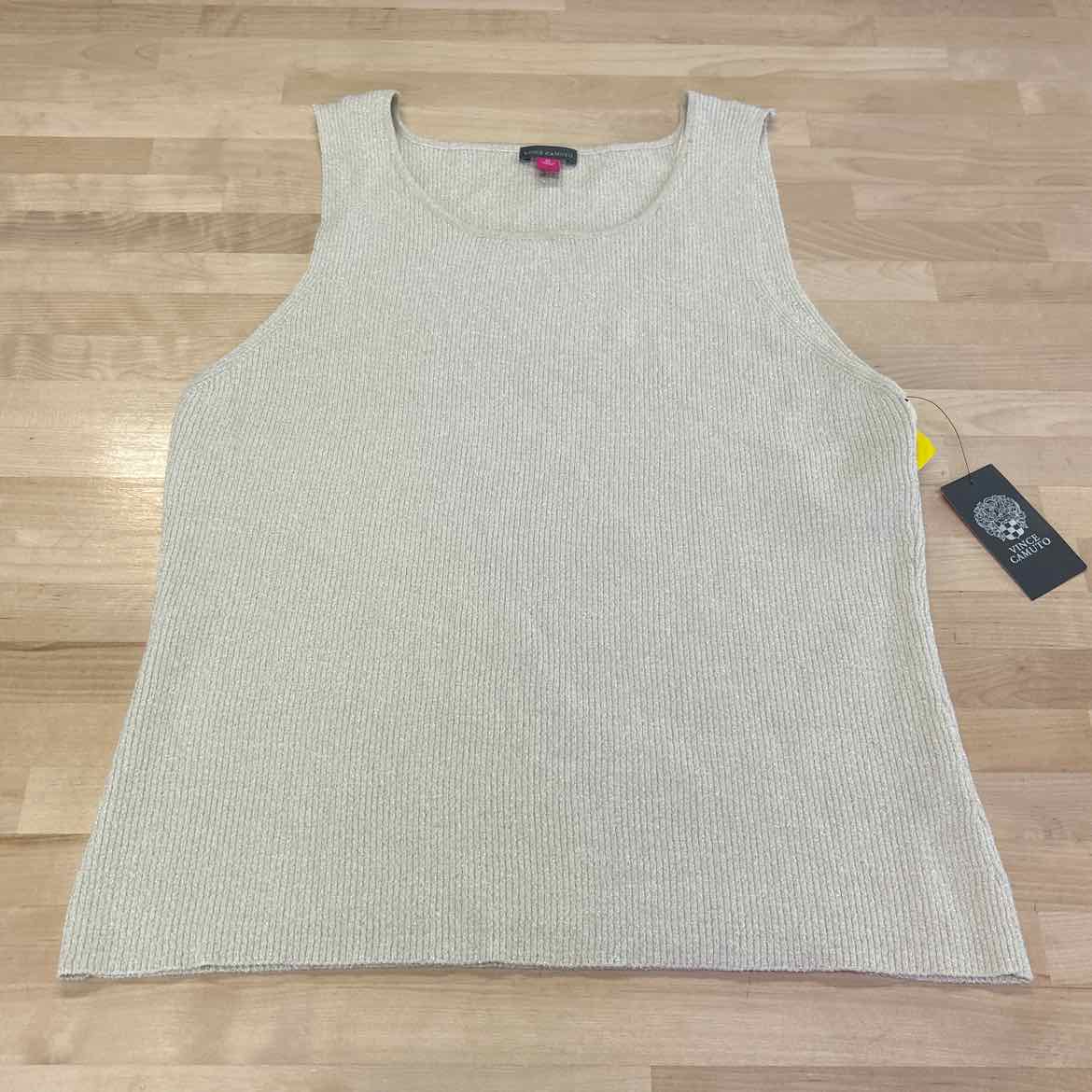 Vince Camuto Size XL Gold Sleeveless