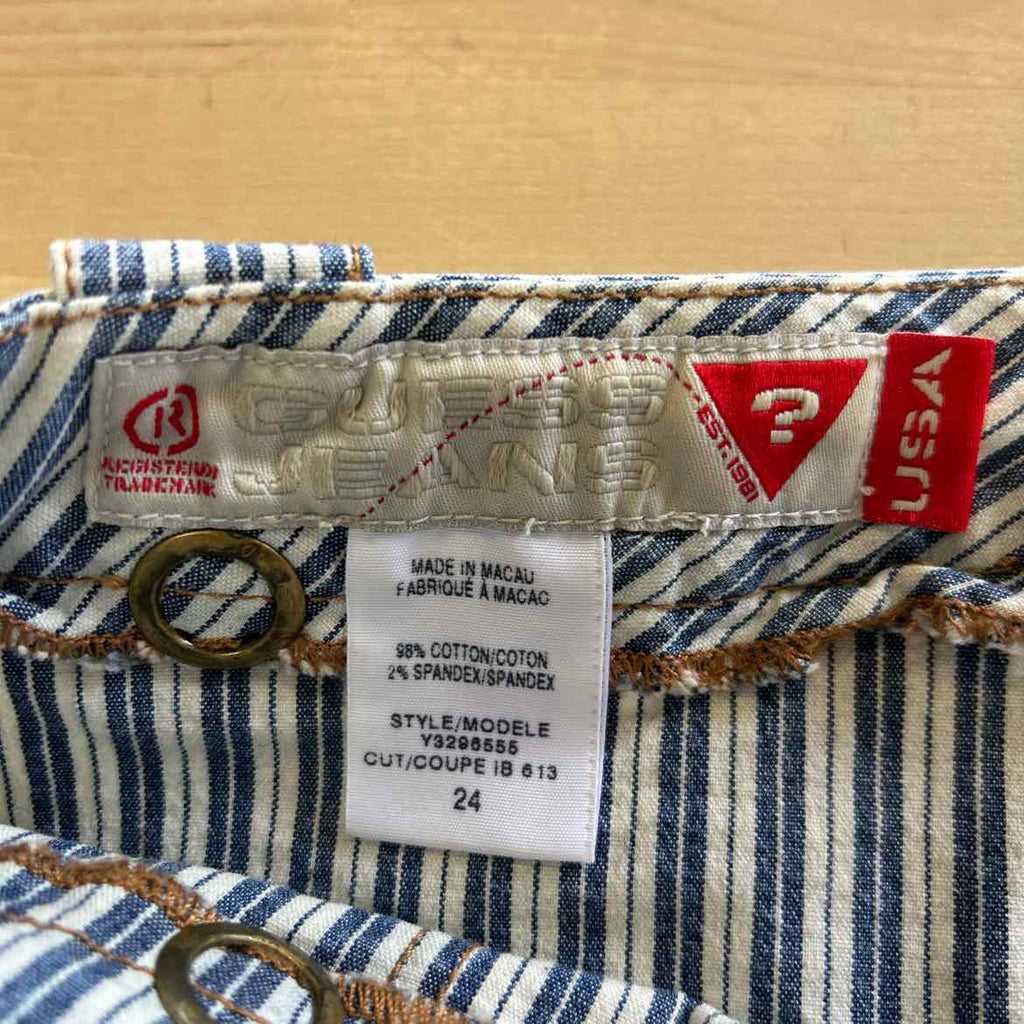 Guess Size 24 Blue/White Preloved Skirt