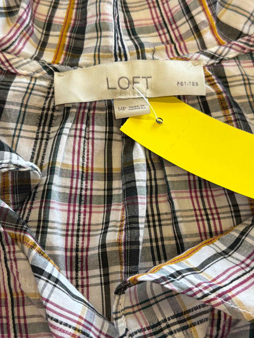 Loft Size M Multi - Fall Button Down Shirt