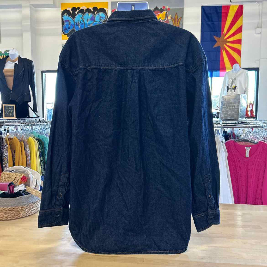 Mode Of One Size XL Blue New MENS Long Sleeve Shirt