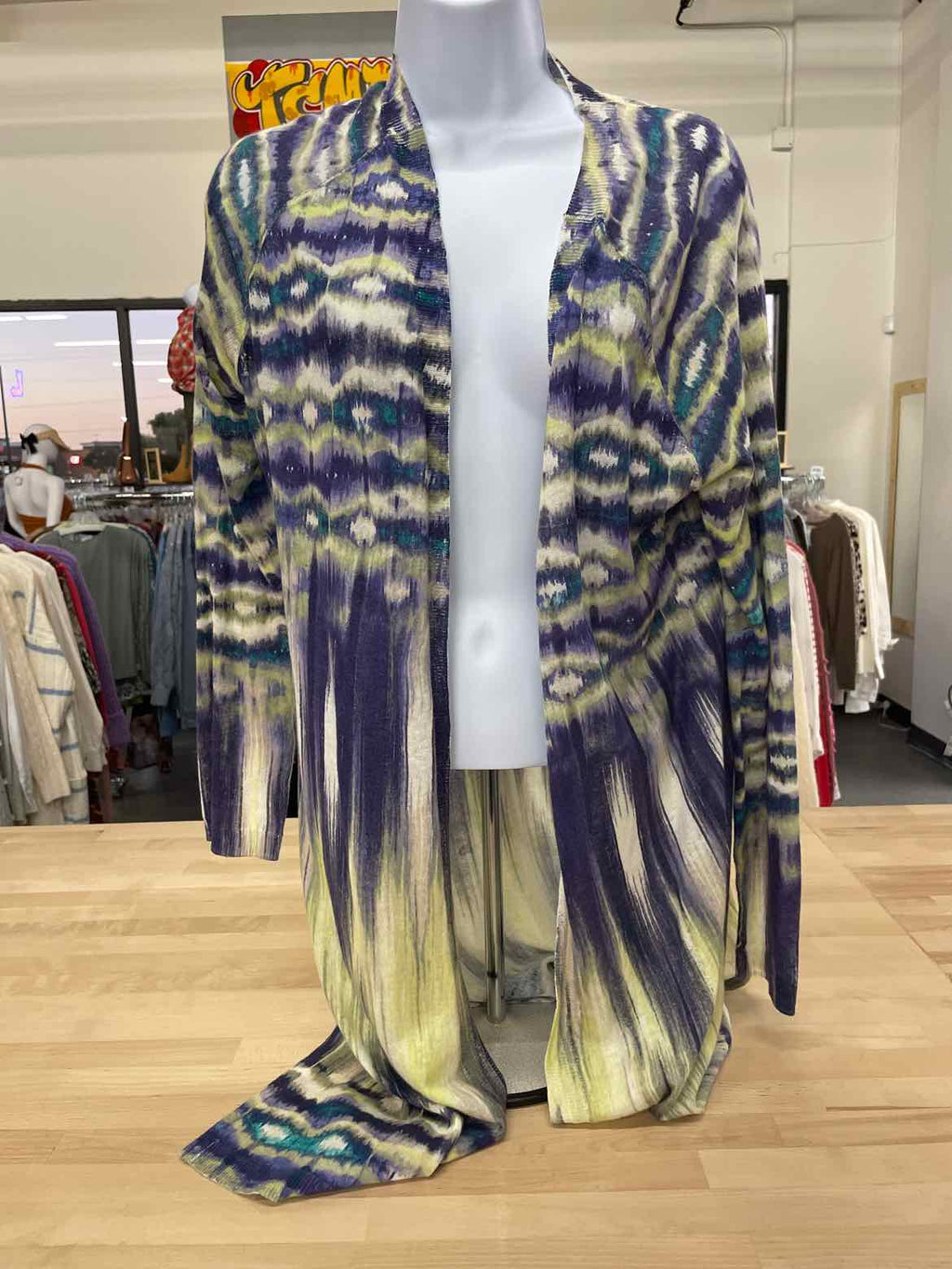 Chico's Size 1 Multi - Fall Duster