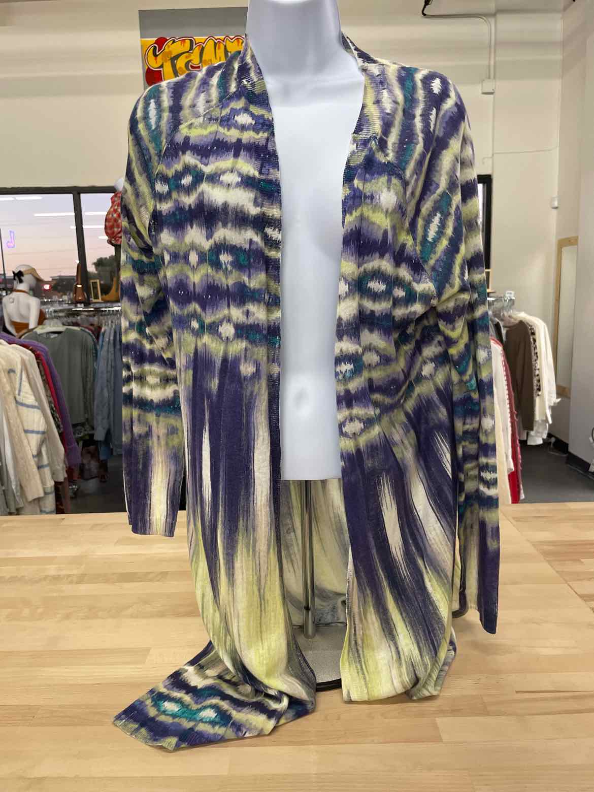 Chico's Size 1 Multi - Fall Duster
