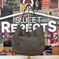 Coach Gray Pebbled Leather Preloved Handbag