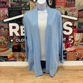 LL Bean Size LP Powder Blue Duster