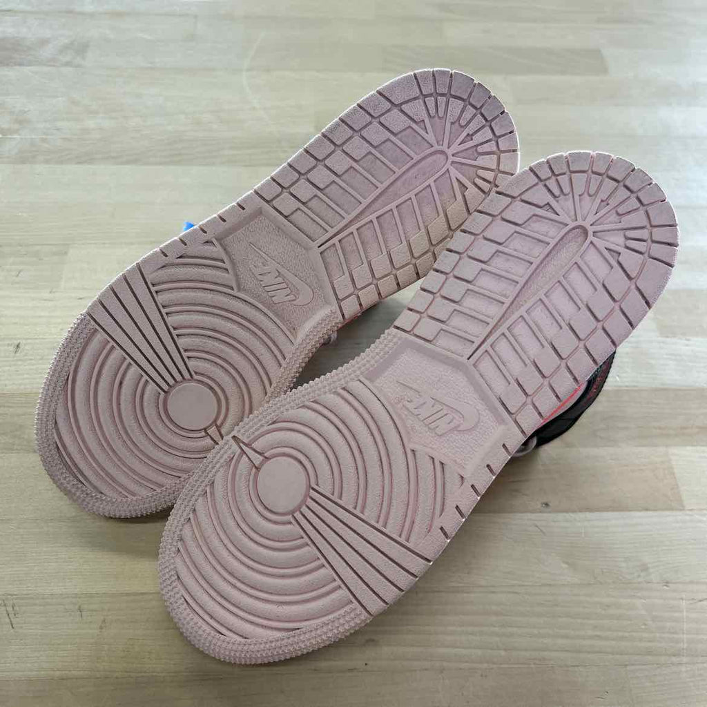Jordan Air Size 6.5 Pink Black Preloved Sneakers