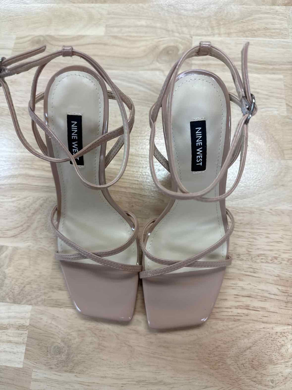 Nine West Size 6.5 Nude Tidle Women's High Heel Sandals NWT
