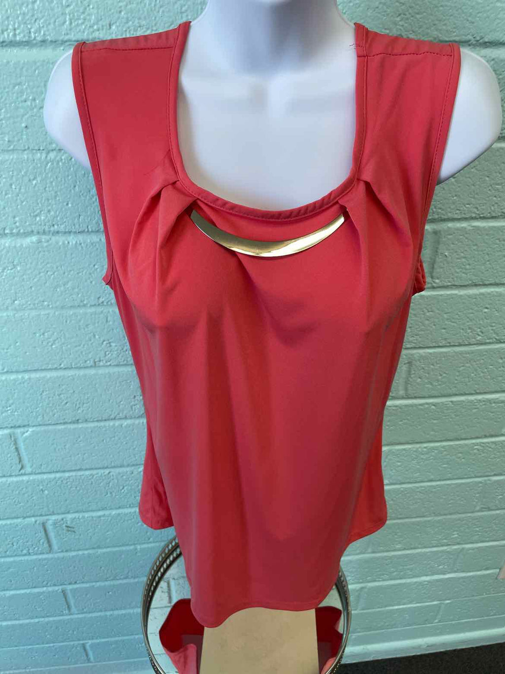 Mandy Evans Size M Melon Sleeveless