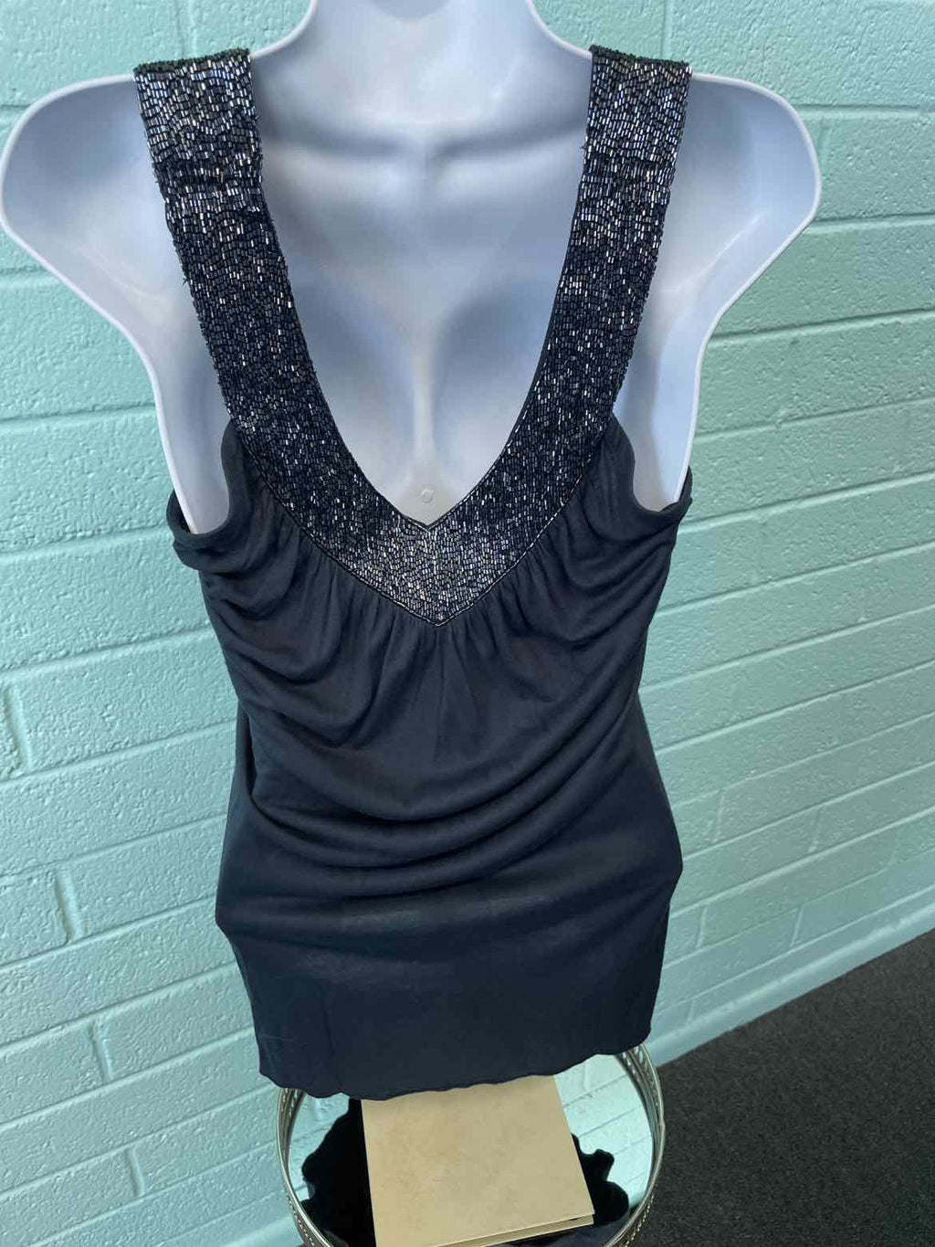 Matty M Size XS Black Tank