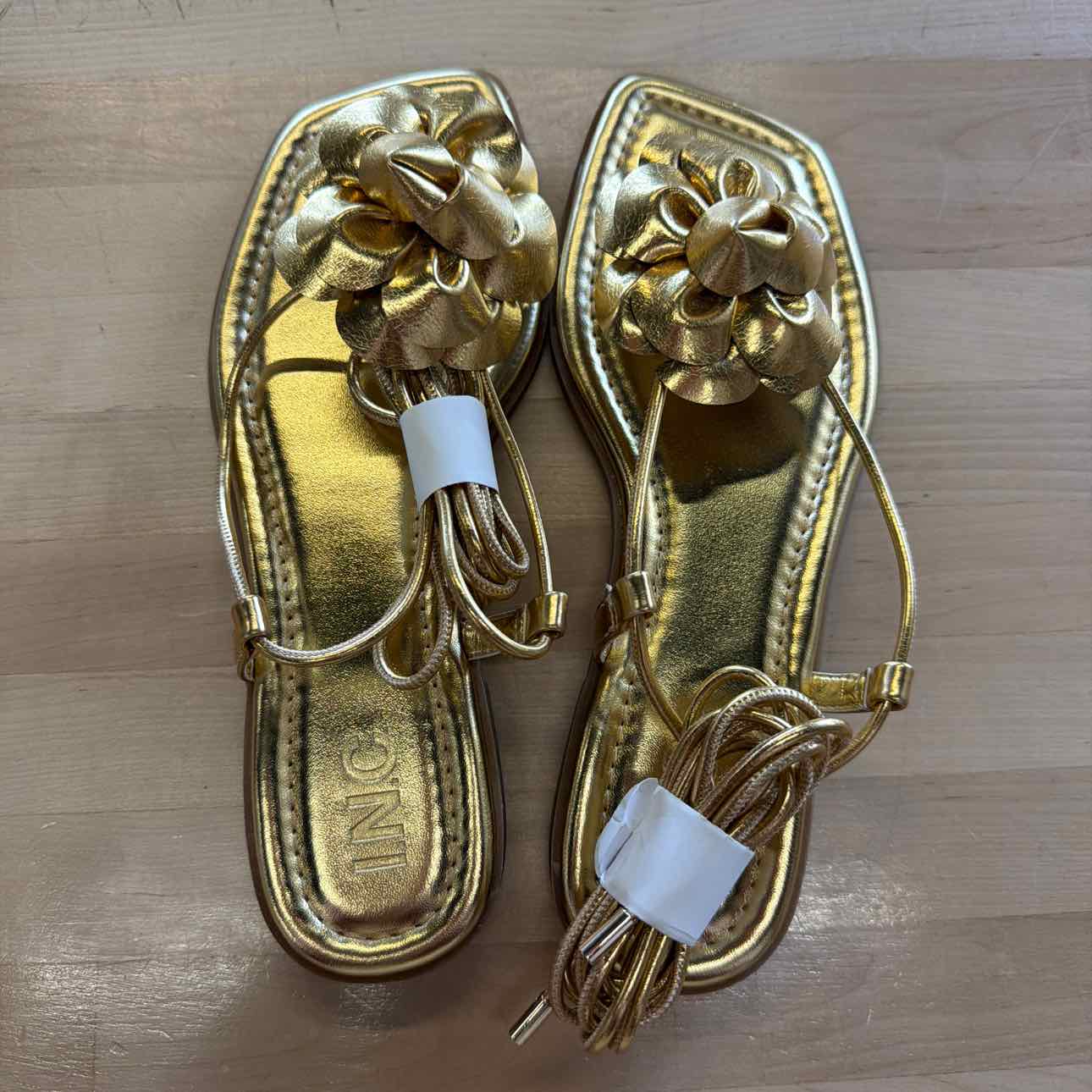 I.n.c. International Concepts Women's Gilma Flower Flat Sandals, Created for Mac