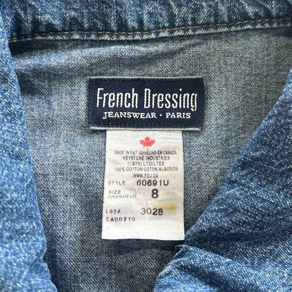 Frenchdressing Size 8 Blue Denim Preloved Jean Jacket