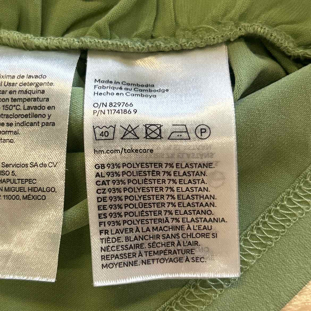 H&M Size S Green Preloved Sleeveless