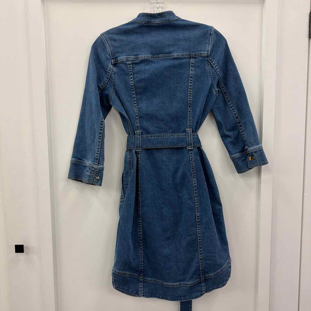 White House Black Market Size 2P Denim Dress