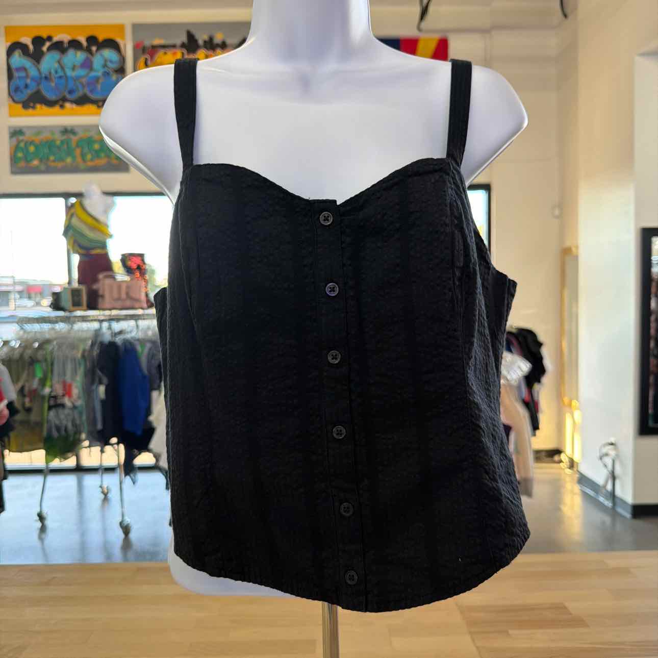 Levi's Size L Black New Tank