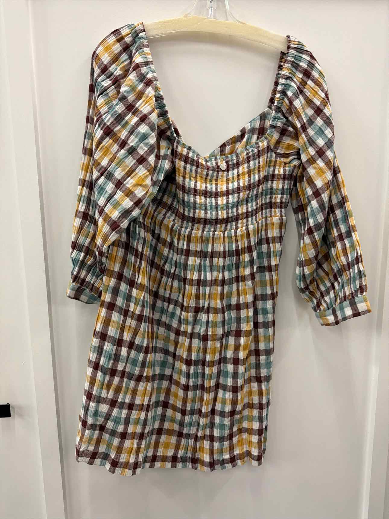 ROXY Moonlight Shores Plaid Dress