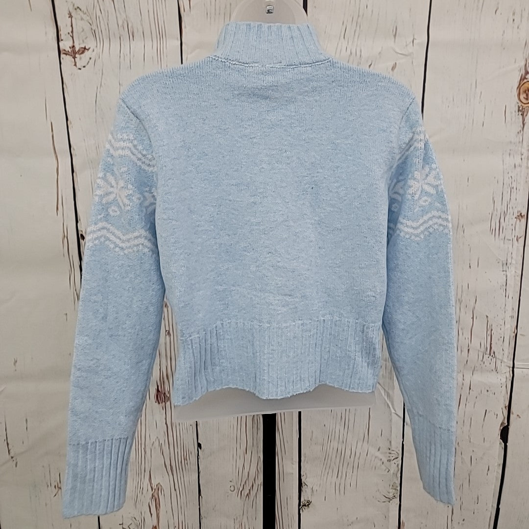 Planet Heart Size M Blue New Sweater