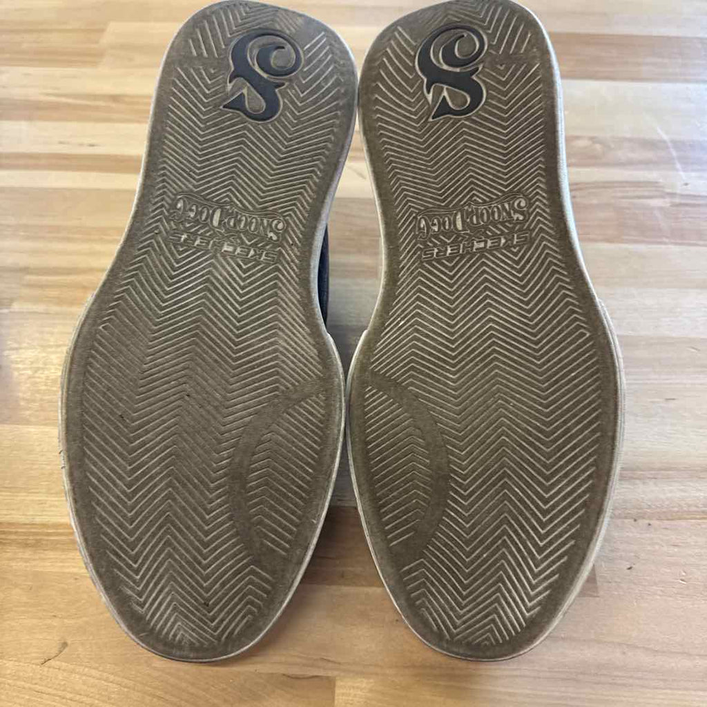 Skechers Size 10 Blue & Gold Snoop Dogg Slip In Sneakers