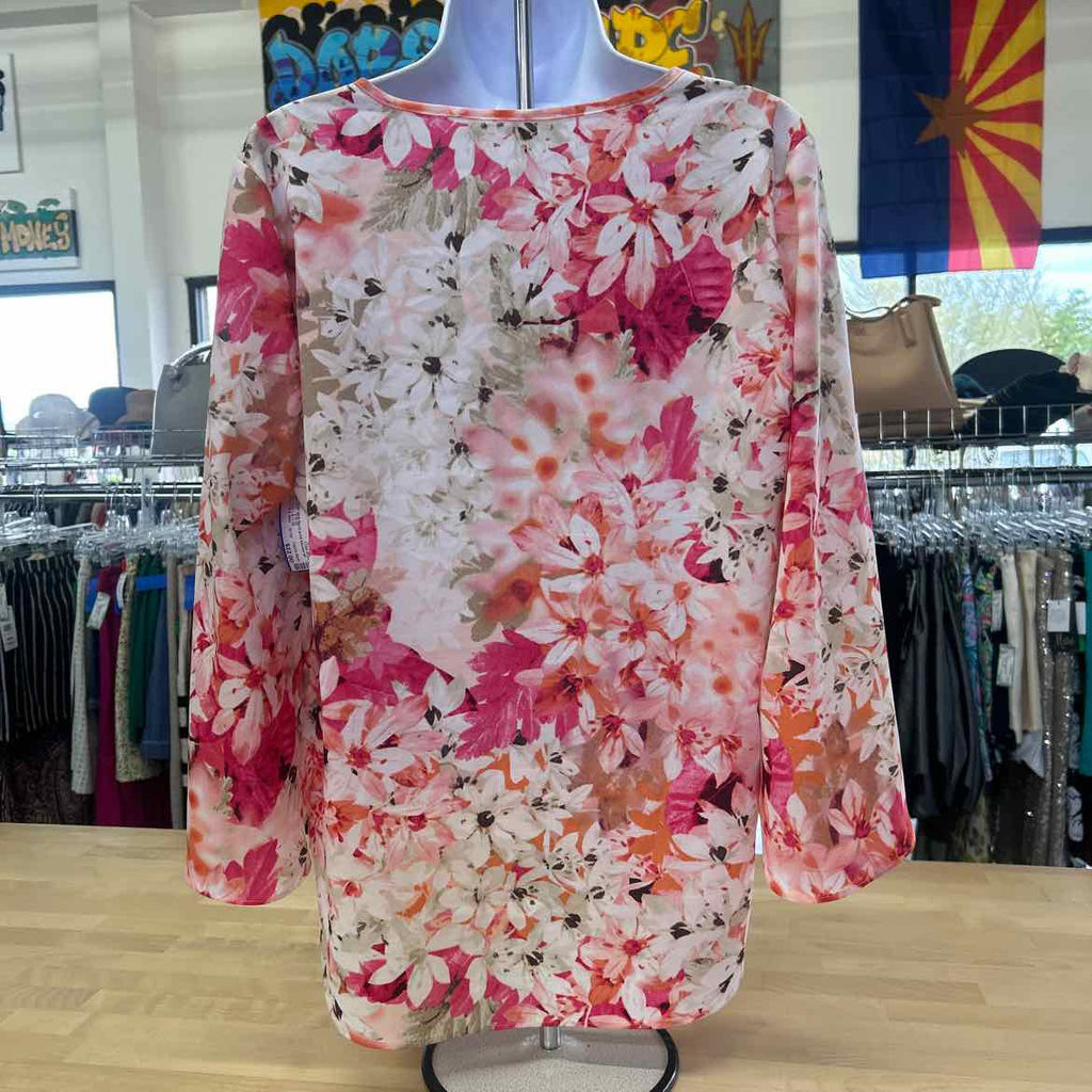 Calvin Klein Size M Pink Preloved Blouse LS