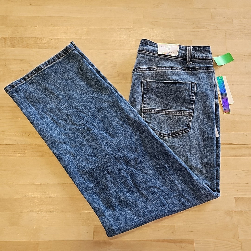 Tinseltown Juniors' High-Rise Boyfriend Jeans - Stam Wash - 15