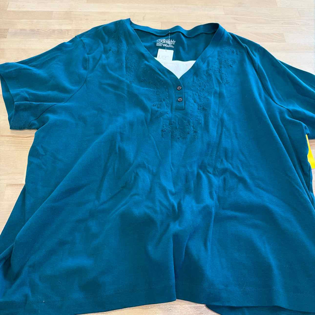 by design Size 3X Blue Shirt