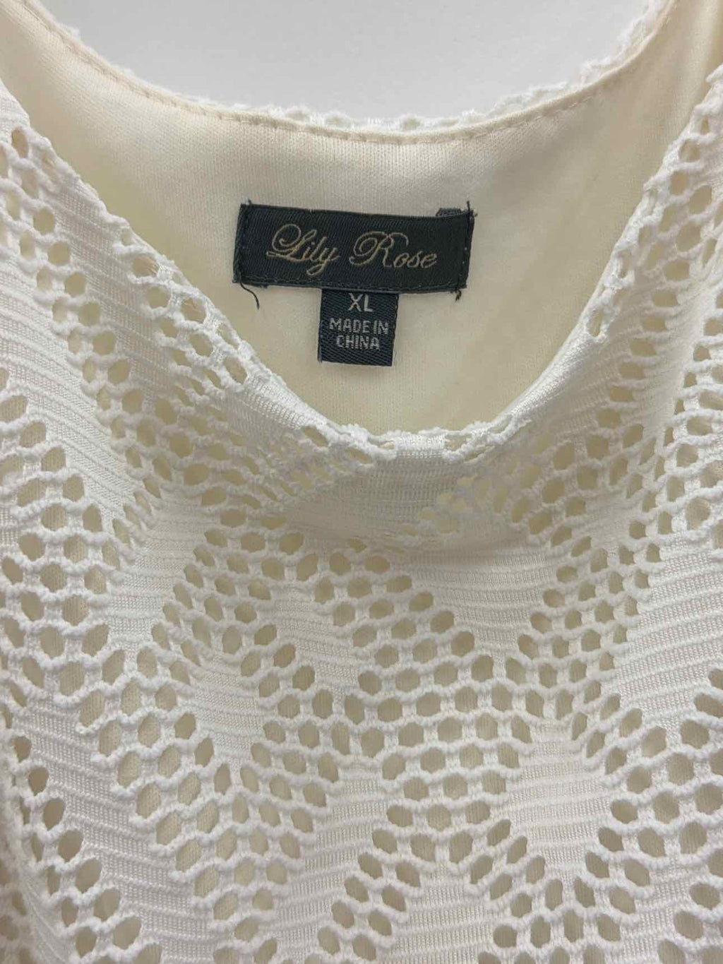 Lily Rose Size L White Dress