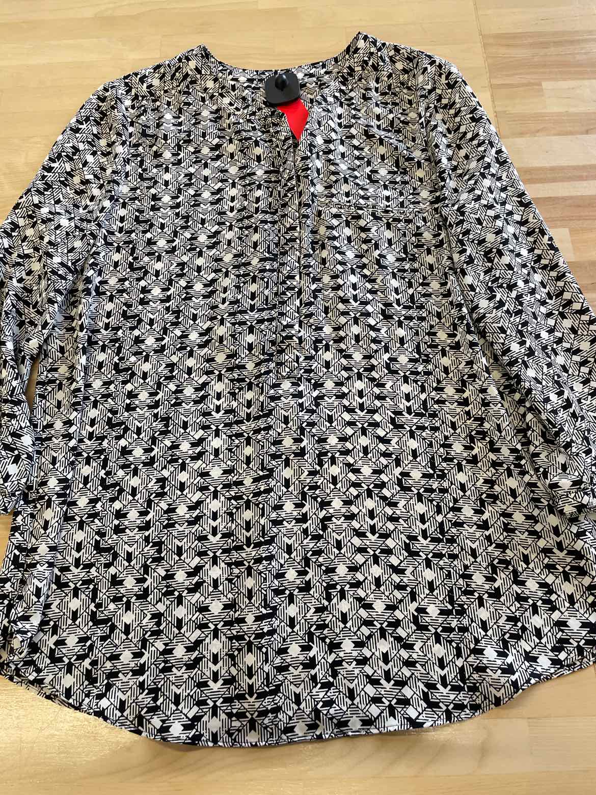 NYDJ Size S Black Blouse