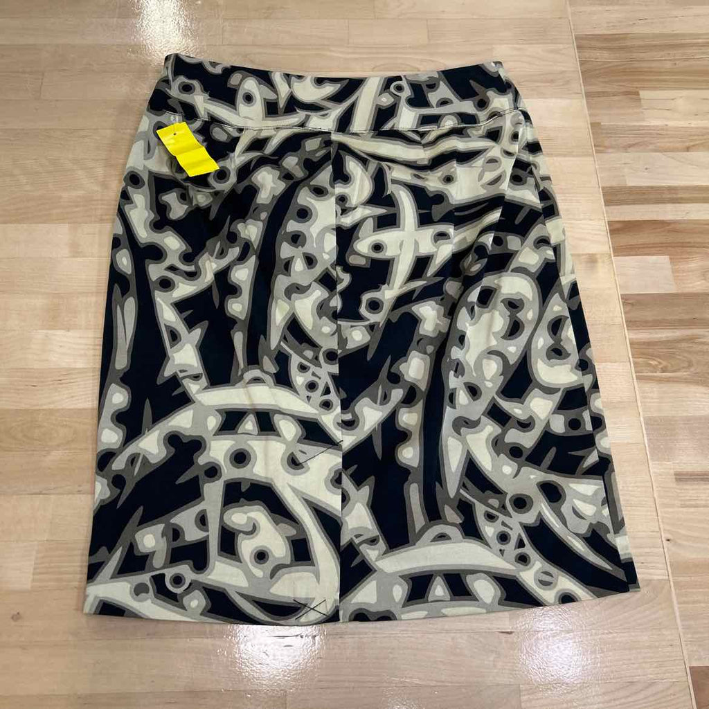 Alfani Size 2P Black Tan Preloved Skirt